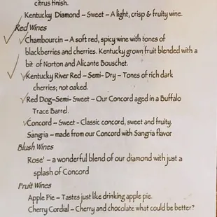 Tasting Menu at First Vineyard