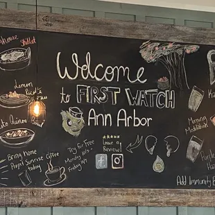 Welcome &amp; Popular Items