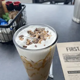 Carmel Crunch Iced Coffee