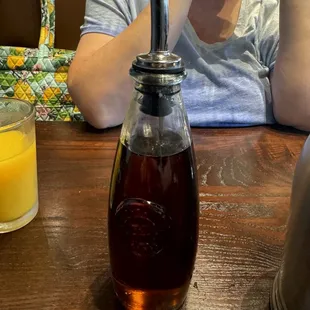 Warm syrup- nice touch