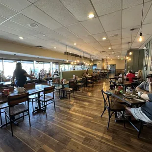 The main dining area