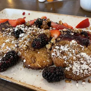 Blueberry muffin tops