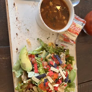 Chopped avocado salad