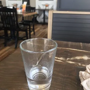 Their water is even pretty refreshing!