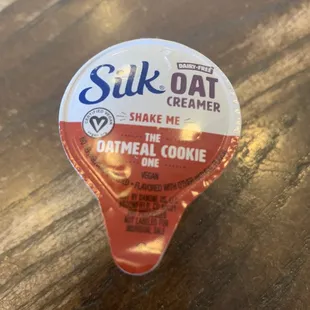 Dairy free creamer option