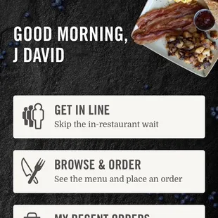 Get in line with the app
