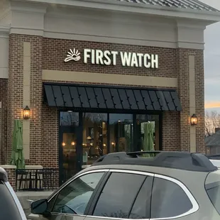 outside
