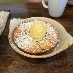 Lemon blueberry cornbread