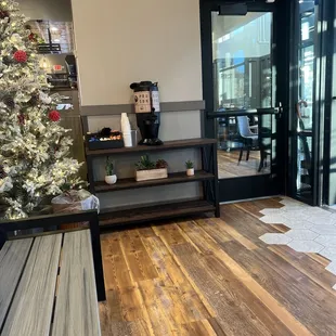 Complimentary coffee