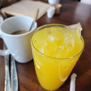 Freshly squeezed juice.