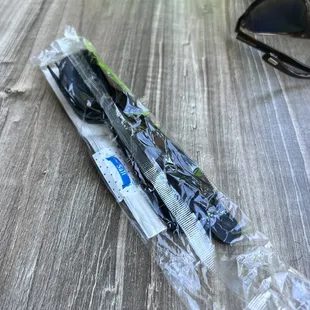 The serveware we were given