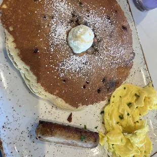 Cinnamon Chip Pancake Breakfast