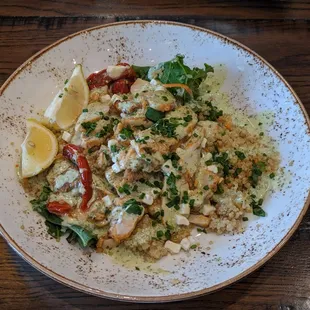 Pesto Chicken Quinoa Bowl