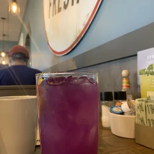 Purple haze. I stirred it. So yummy!