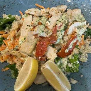 Pesto Quinoa Bowl