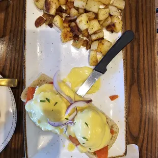 Salmon Egg Benedict