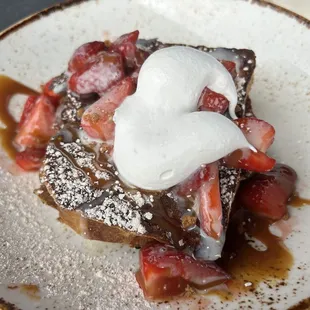 Strawberry Tres Leches French Toast