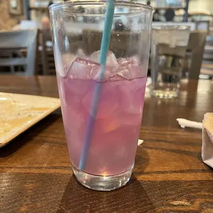 Butterfly Pea Tea with Lemon