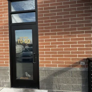 Take Out Entrance