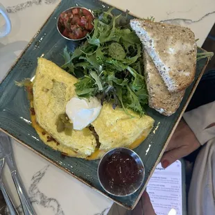 Chile Chorizo Omelette