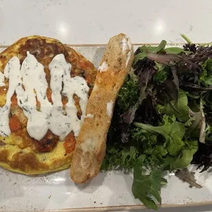 Salmon frittata (no cheese)