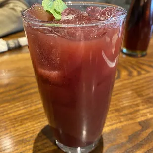 Blue booster juice drink is excellent