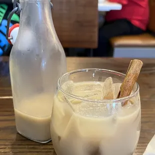 Cinnamon Toast Cereal Milk: coconut rum, coffee, coconut milk, &amp; agave nectar