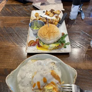 Elevated Egg Sandwich w/side of B&amp;G.