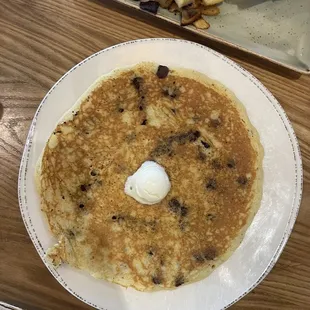 Cinnamon Chip Pancake Combo