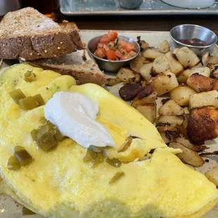 Chile Chorizo Omelet