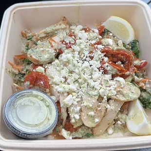 Pesto Chicken Quinoa Bowl