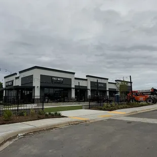 sushi and sashimi, outside