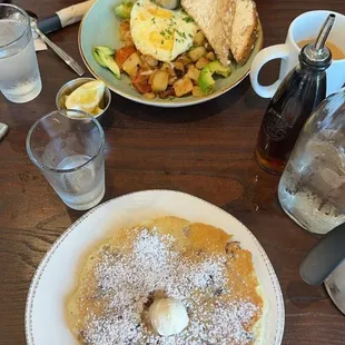 Farmstand and carrot cake pancakes