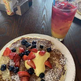 Lemon Ricotta pancake and "Morning Meditation"