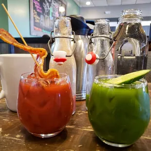 Bloody Mary and Kale Tonic w/ vodka