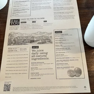 Lunch Menu