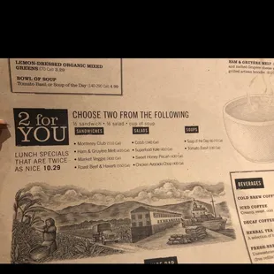 menu, sushi and sashimi