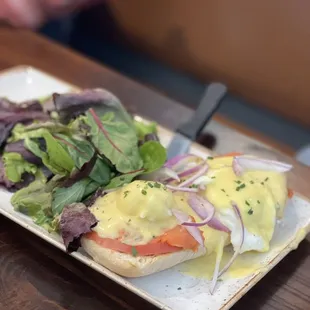 Salmon Eggs Benedict