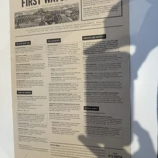 Menu other side 3/2023