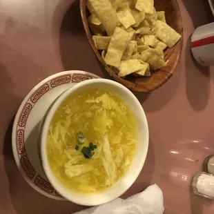 Egg soup