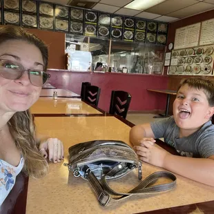 Waiting area and counter to order