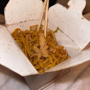 Large Dinner chicken lomein