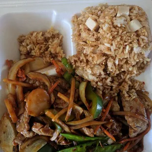 Mangolian Beef combo