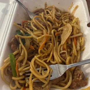 Beef Lomein