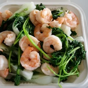 Lite Prawn with Bok Choy