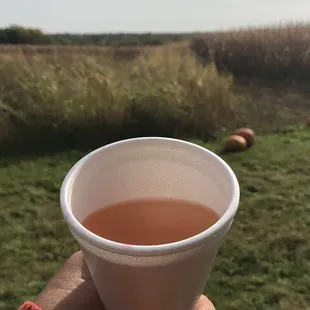 Hot apple cider so delicious!