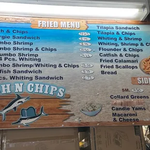 Fried Menu