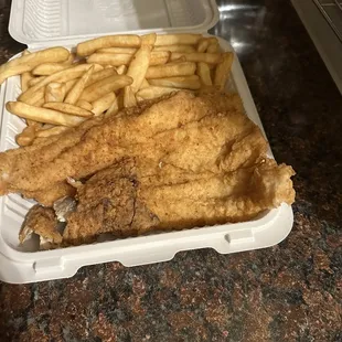 Catfish and Chips..