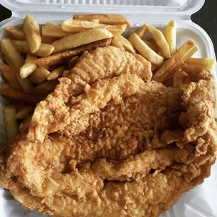 seafood, fish and chips, fish, food