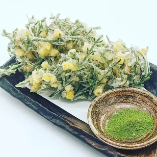 Sea Beans & Corn Tempura